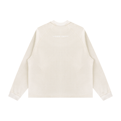 Unisex Vintage Wash Boxy  Waffle T-Shirt