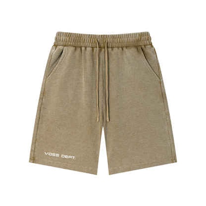 Mineral Wash Waffle Knit Shorts