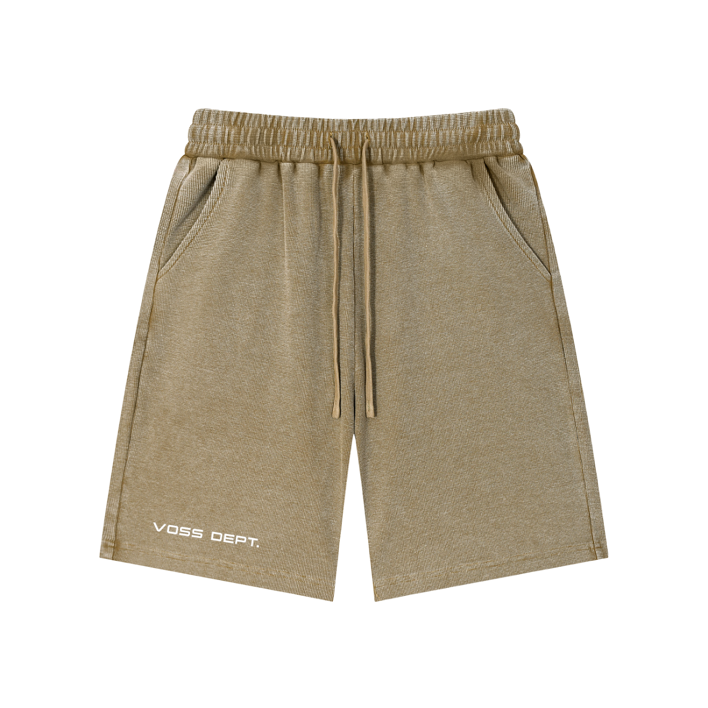 Mineral Wash Waffle Knit Shorts
