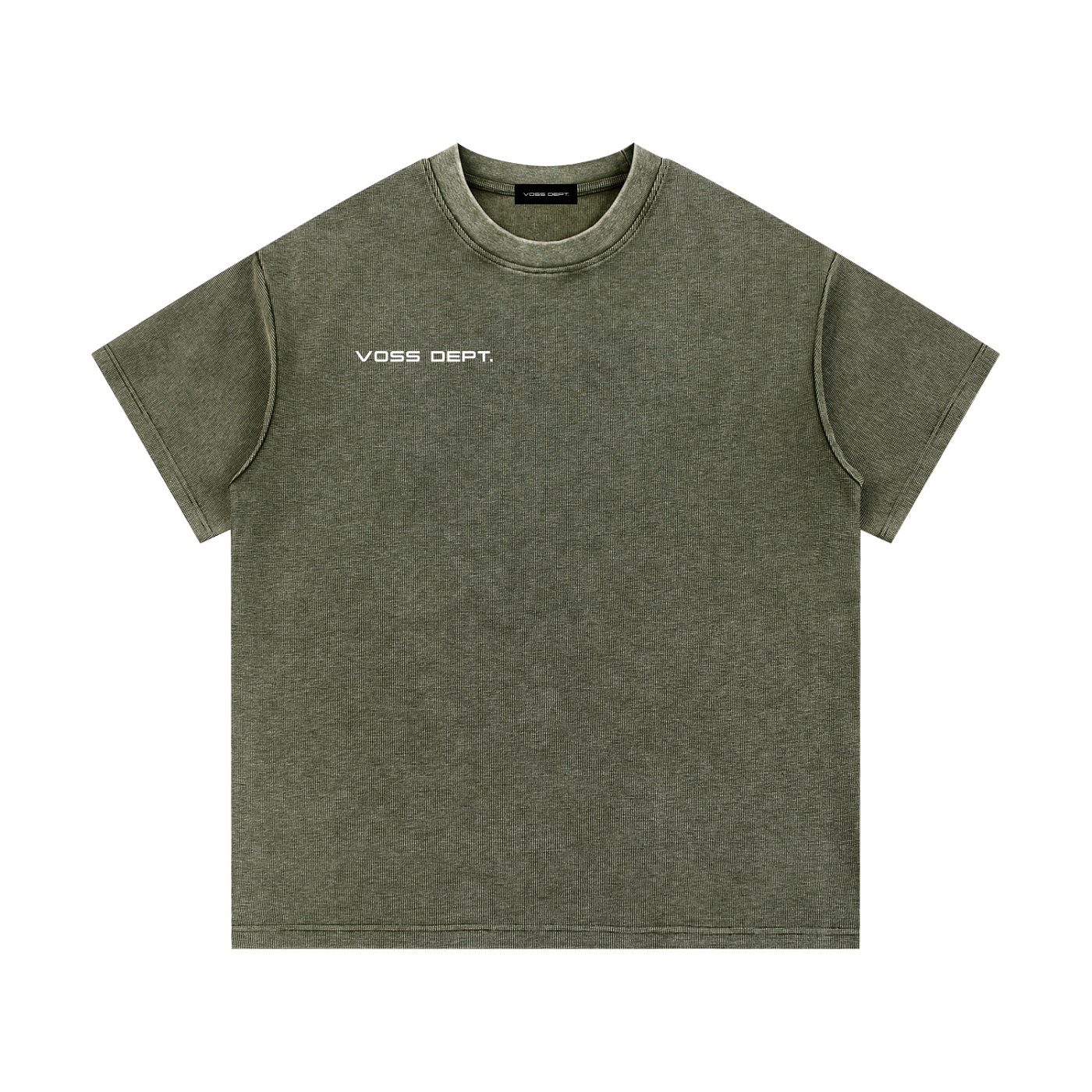Mineral Wash Waffle Knit T-Shirt