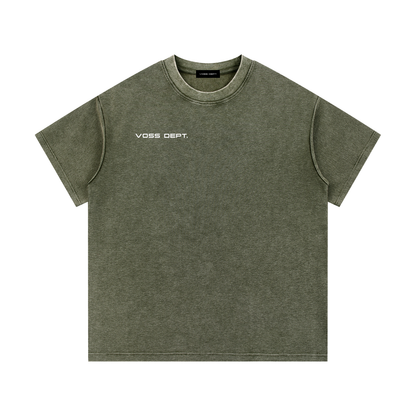 Mineral Wash Waffle Knit T-Shirt