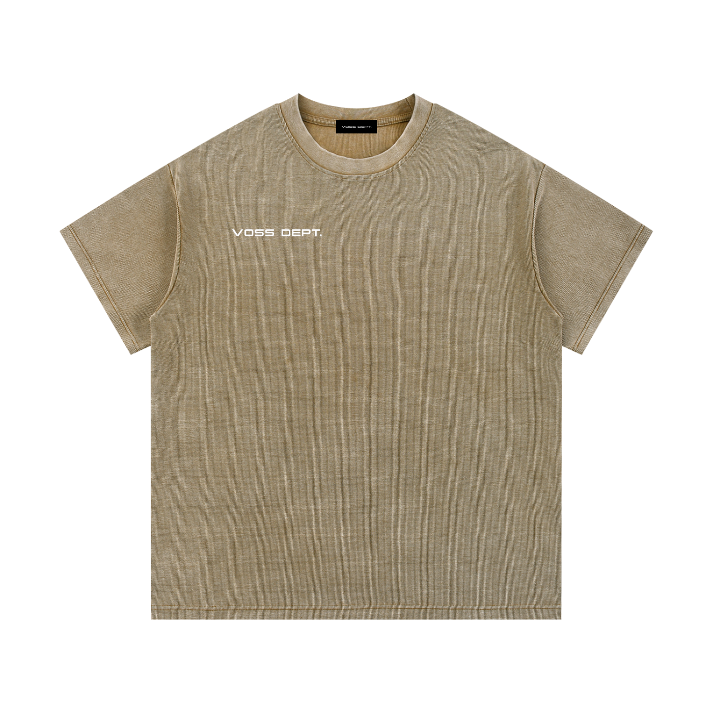 Mineral Wash Waffle Knit T-Shirt