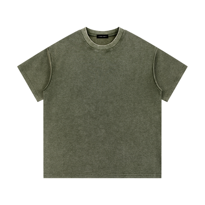 Mineral Wash Waffle Knit T-Shirt