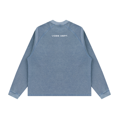 Unisex Vintage Wash Boxy  Waffle T-Shirt