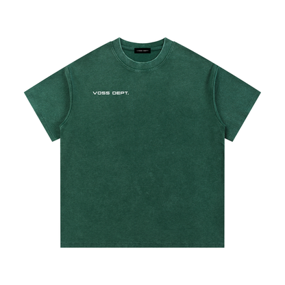 Mineral Wash Waffle Knit T-Shirt