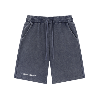 Mineral Wash Waffle Knit Shorts