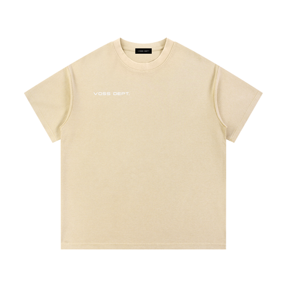 Mineral Wash Waffle Knit T-Shirt