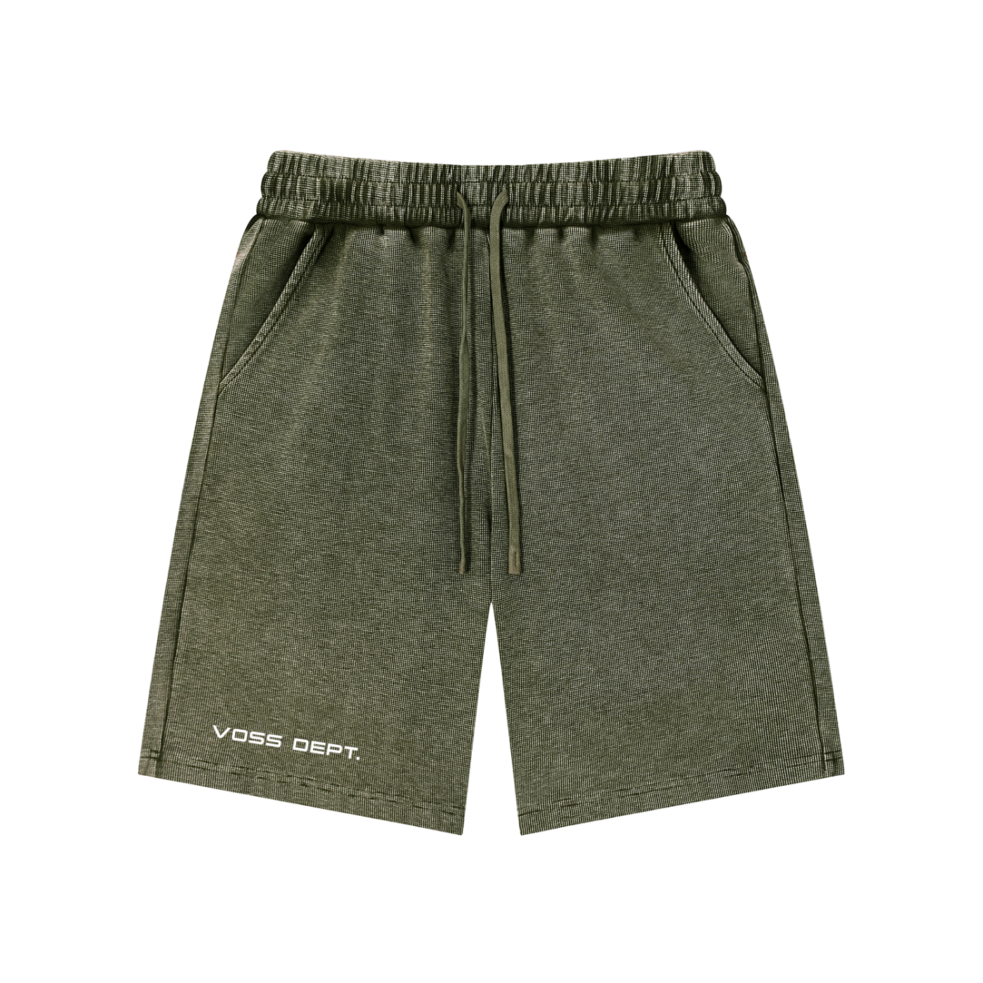 Mineral Wash Waffle Knit Shorts
